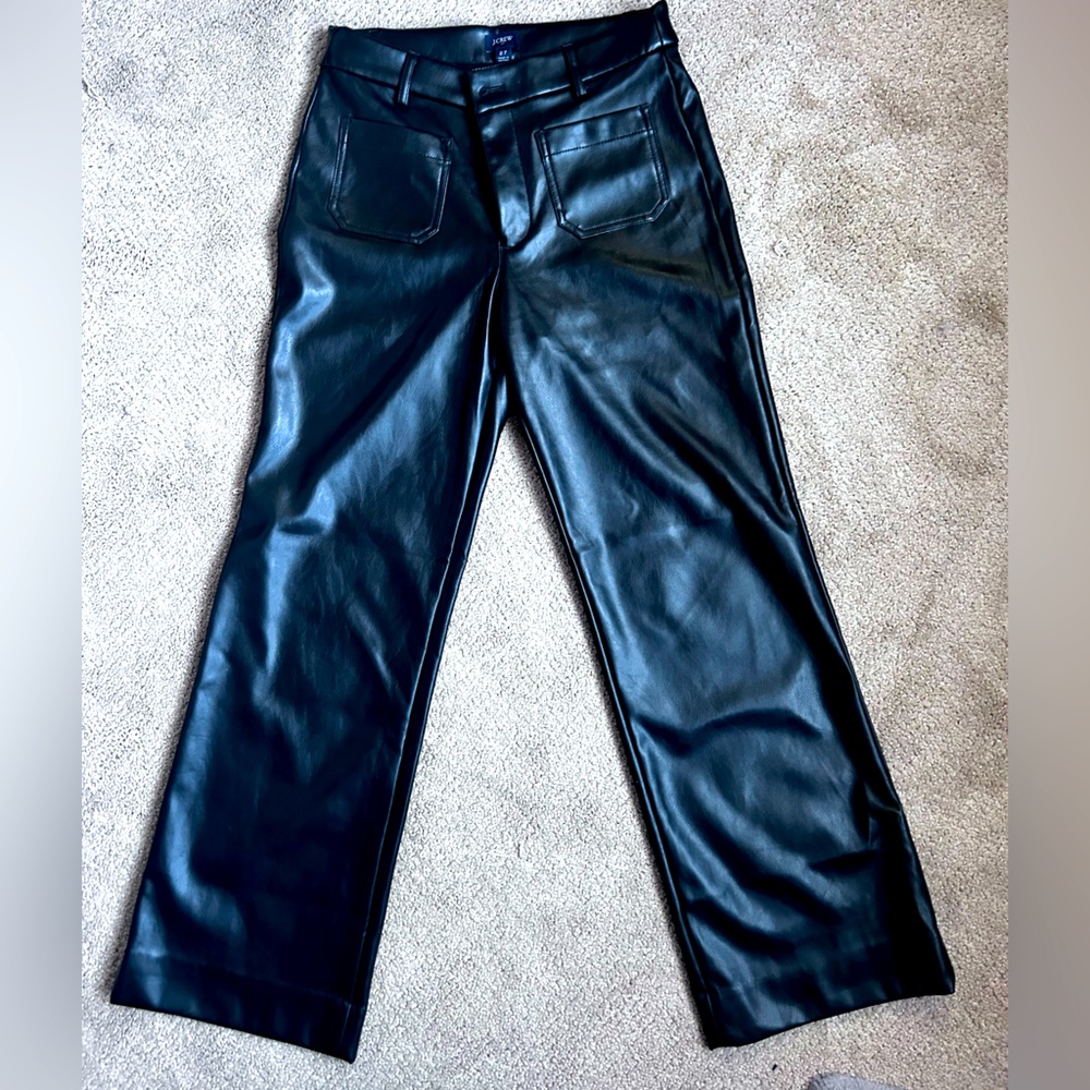 J.Crew faux leather pants